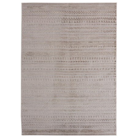 Manmade Cascades Yamsay Wheat Area Rectangle Rug 5 ft. 3 in. x 7 ft. 2 in. MA3090286